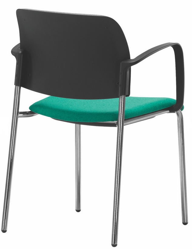 konferenční židle Rondo RO 942 od RIM plastový opěrák čalouněný sedák