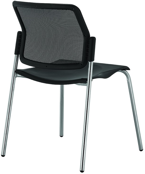 konferenční židle Economy EM 554 od RIM plastový sedák síťovaný opěrák