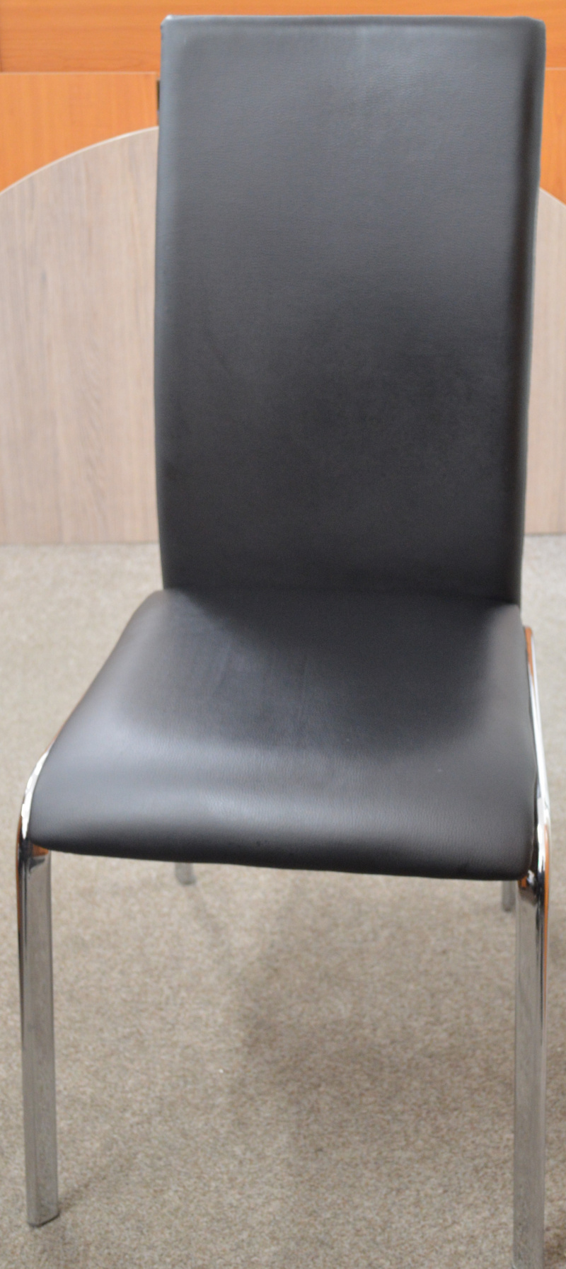 jídelní židle černá koženka, sleva č. AOJ250