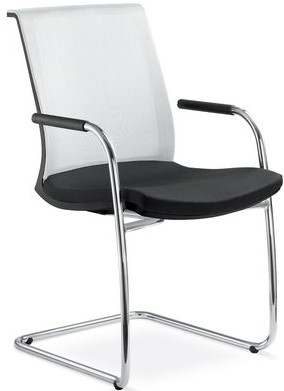 Konferenční židle LYRA NET 203-Z-N4, kostra chrom