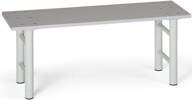 Šatní lavice 1,5 m, lamino, sv.šedá podnož