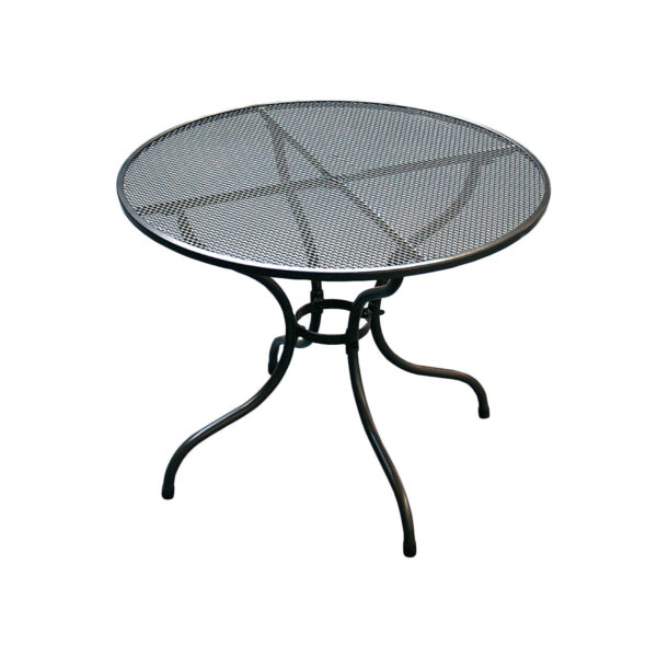 Kovový zahradní stůl TAKO 105cm - U503 kulatý