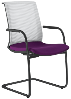 Konferenční židle LYRA NET 203-Z-N1, kostra černá