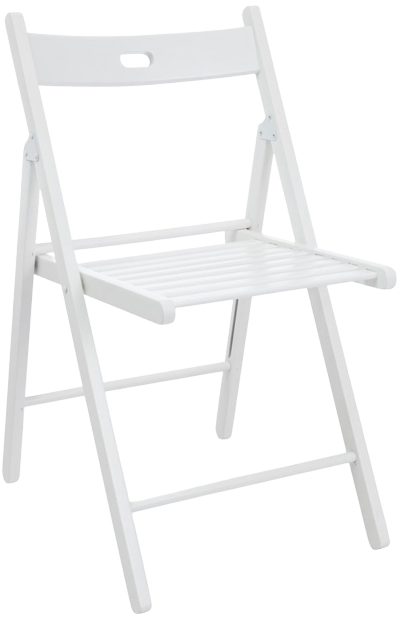 Skládací židle SMART II bílá