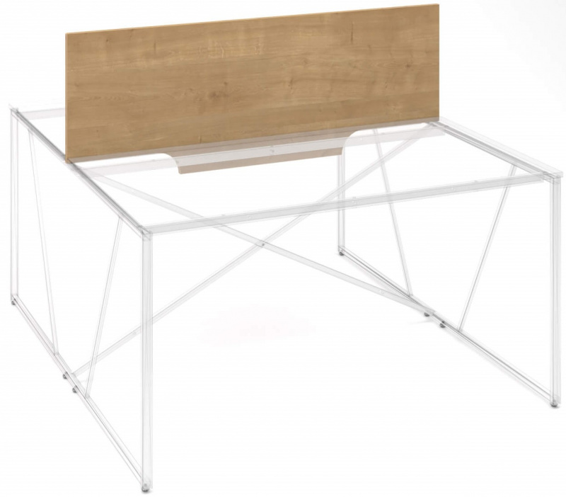 Dělicí panel pro dvoumístné stoly ProX 158x1,8x50,4