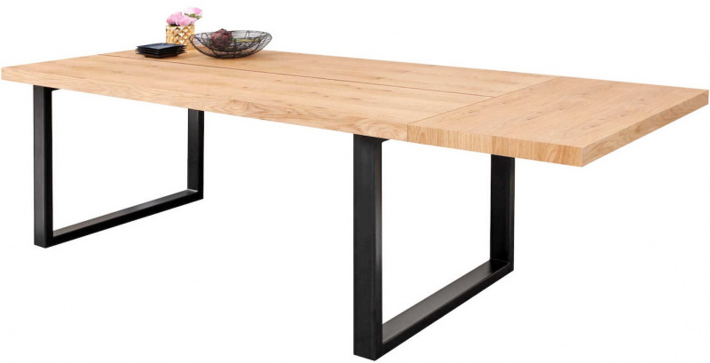 Jídelní stůl MATIN s dělenou deskou 90-180 cm