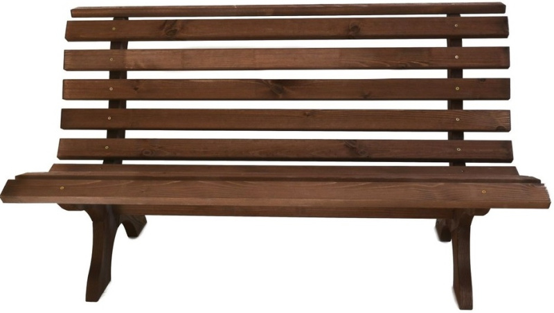 RETRO dřevěná lavice - mořená