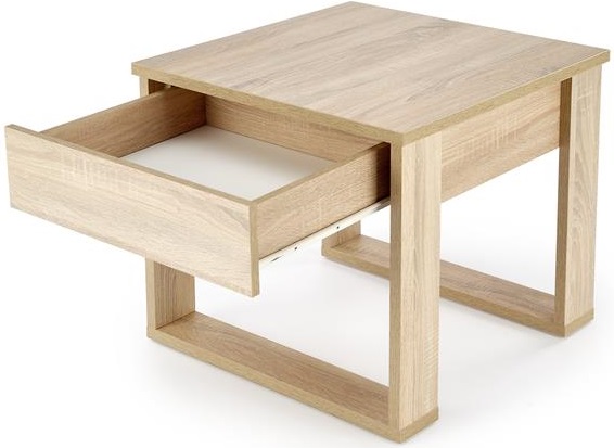 Dřevěný konferenční stolek NEA KWADRAT dub sonoma