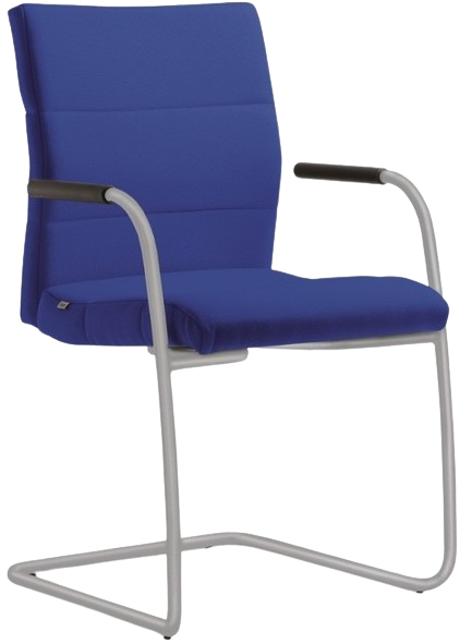 Konferenční židle LASER 682-Z-N2, kostra šedá