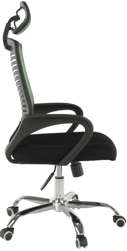 Kancelářská židle, zelená/černá/chrom, IMELA TYP 1