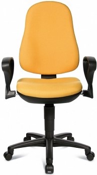kancelářská židle Support P Topstar žlutá