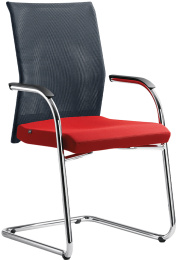 Konferenční židle WEB OMEGA 405-Z-N4, kostra chrom