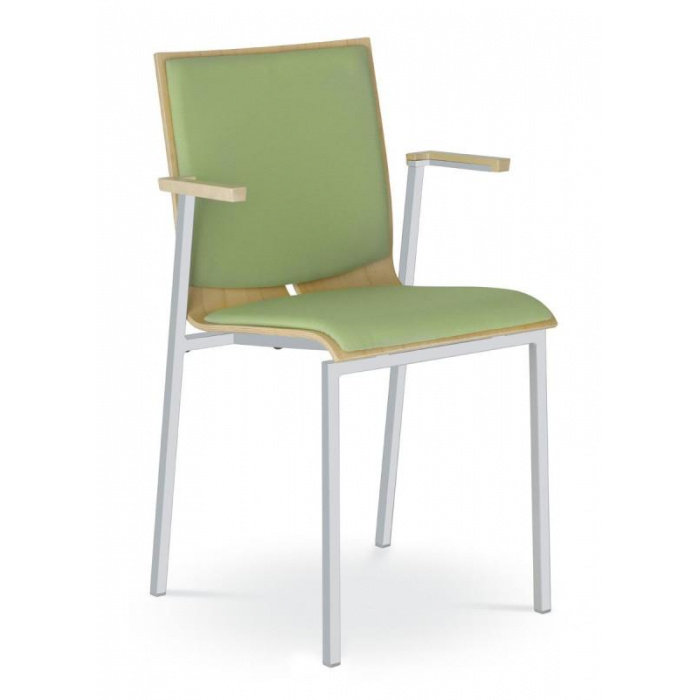 Konferenční židle TWIST 252-N2, kostra šedá