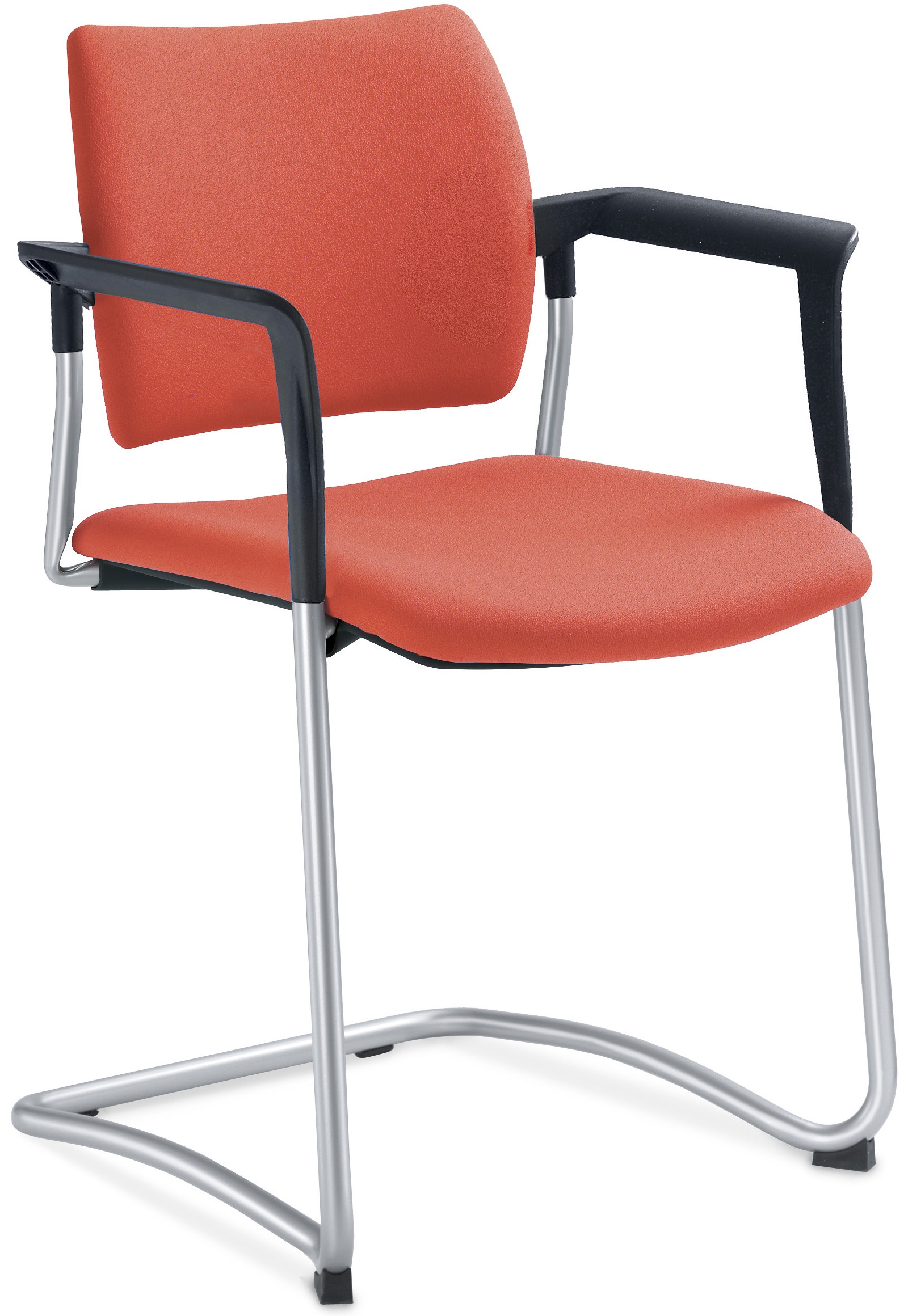 konferenční židle DREAM 130-Z-N2,BR, kostra šedá gallery main image