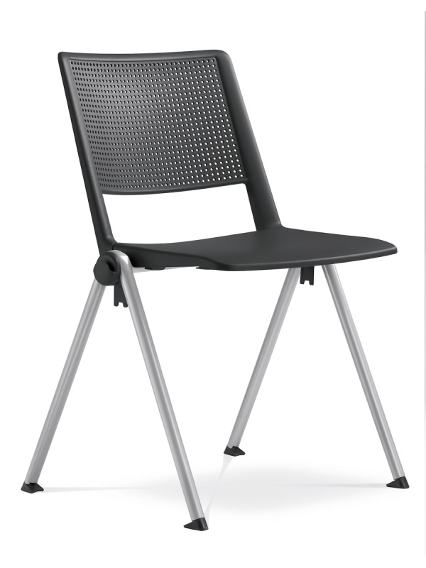 konferenční židle GO! 114-N2, kostra šedá gallery main image