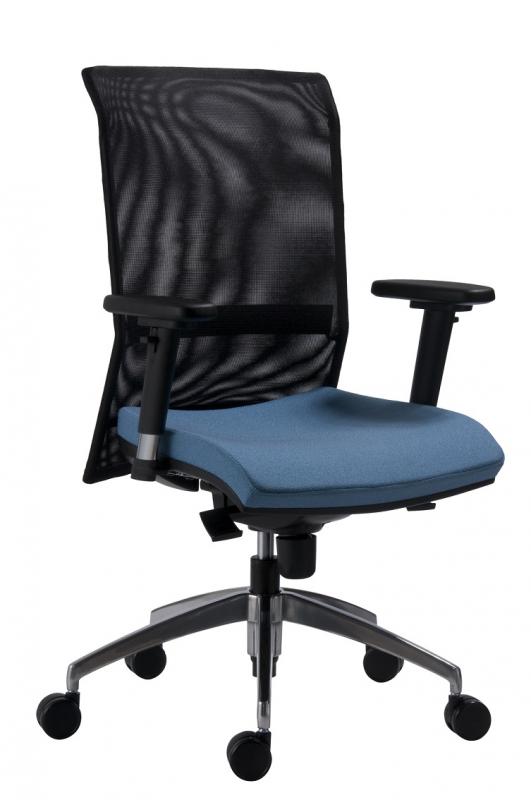kancelářská židle 1580 SYN GALA NET ALU