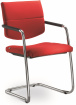 Konferenční židle LASER 683-Z-N4, kostra efekt chrom