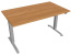 kancelářský stůl MOTION MS 2 1400 - Elektricky stav. stůl délky 140 cm