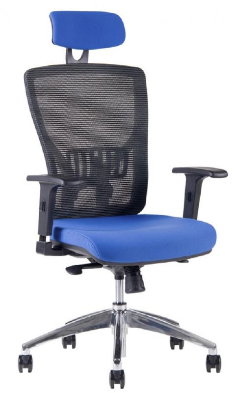 kancelářská židle Halia MESH CHR SP - s podhlavníkem gallery main image