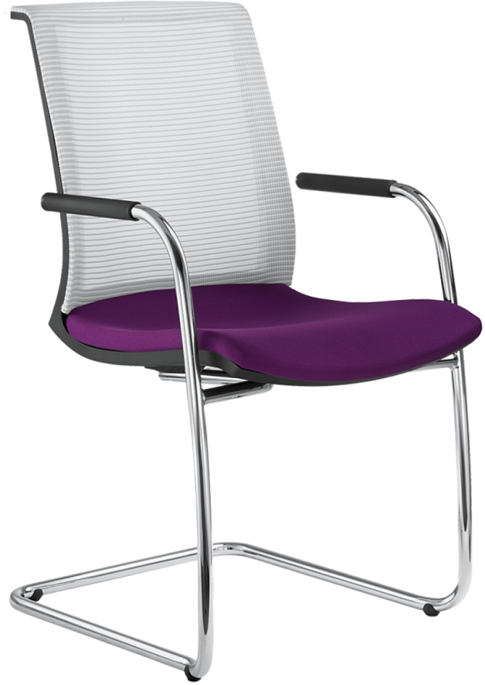 Konferenční židle LYRA NET 203-Z-N4, kostra chrom gallery main image