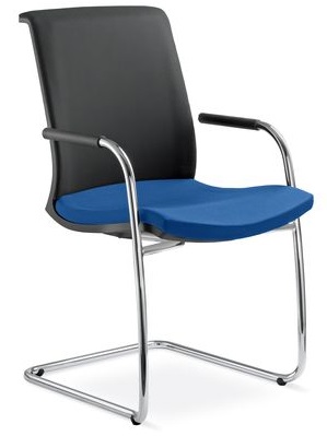 Konferenční židle LYRA NET 204-Z-N1, kostra černá