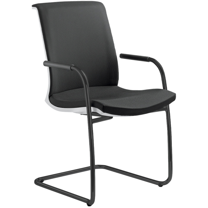 Konferenční židle LYRA NET 214-Z-N1, kostra černá