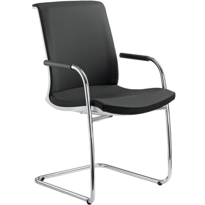 Konferenční židle LYRA NET 214-Z-N4, kostra chrom