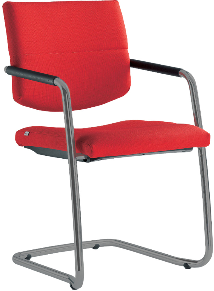 Konferenční židle LASER 683-Z-N2, kostra šedá gallery main image