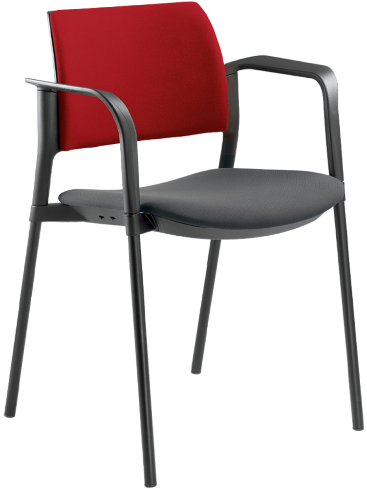 konferenční židle DREAM+ 103BL-N1,BR kostra černá gallery main image