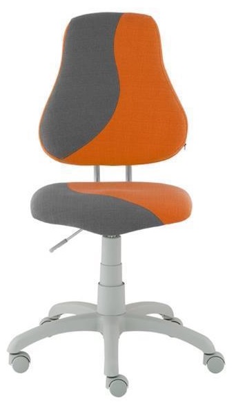 dětská židle FUXO S-line oranžovo-šedá gallery main image