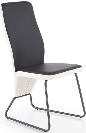Jídelní židle K300 černo-bílá gallery main image