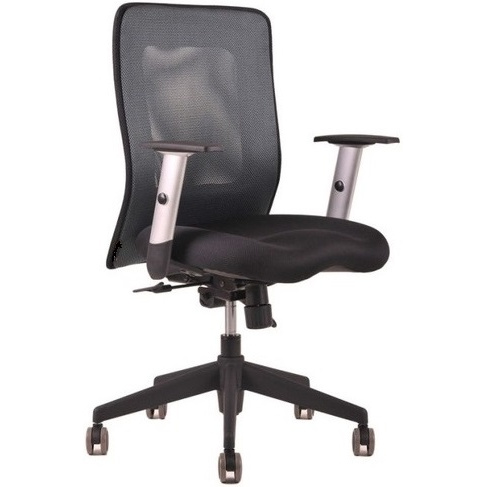 kancelářská židle LEXA bez podhlavníku, antracit