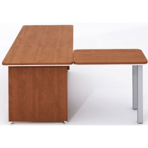 Přístavný stůl WELS, 90x55x76,2 cm, pravé provedení