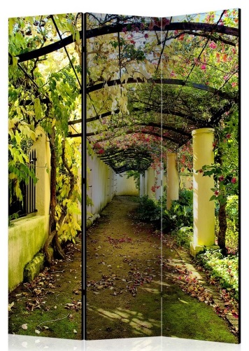 Paraván romantická zahrada 3 dílný gallery main image