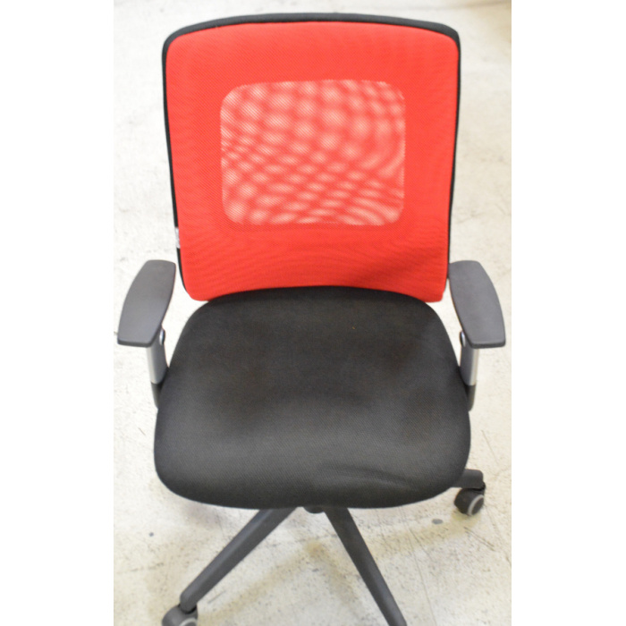 kancelářská židle LEXA bez podhlavníku červená č.AOJ622