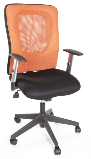 kancelářská židle HANZ oranžovo černý, č. AOJ910S gallery main image