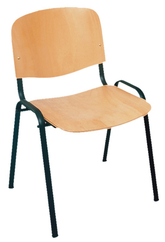 konferenční židle IMPERIA dřevěná buk/černá gallery main image