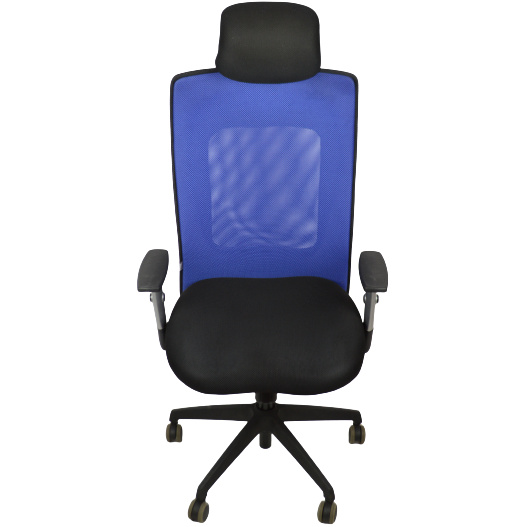 kancelářská židle LEXA s podhlavníkem, modrá  č.AOJ1201