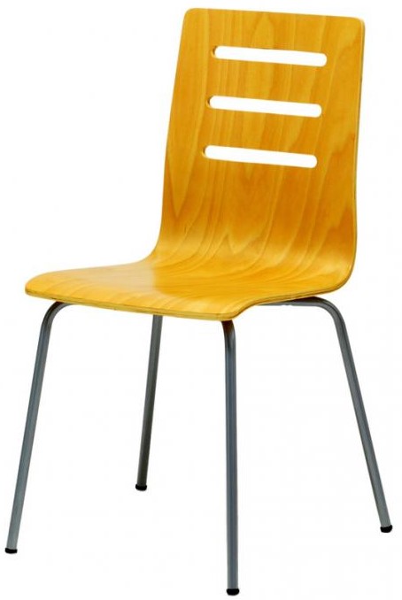 Jídelní židle TINA buk/chrom gallery main image