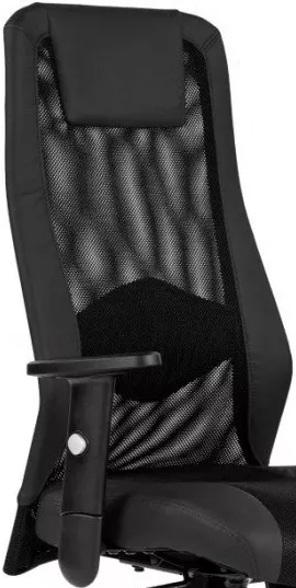 Opěrák pro židli SANDER černý gallery main image