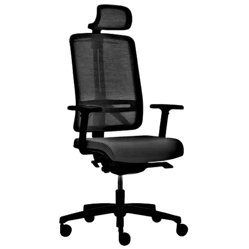 kancelářská židle FLEXI FX 1104 černá s PDH