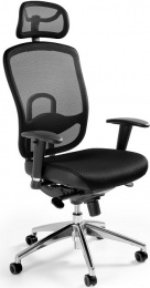 Kancelářská židle VIP, černá gallery main image
