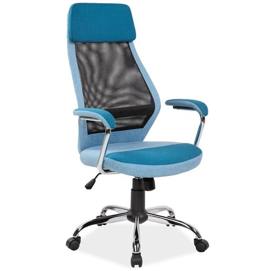 kancelářská židle Q-336 modro-černá