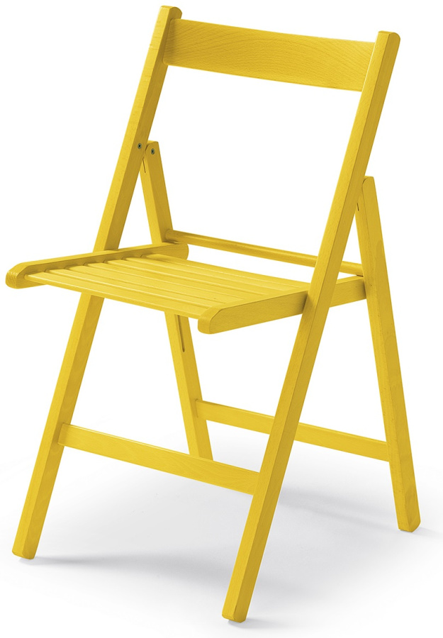 skládací židle SMART žlutá gallery main image