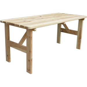 Zahradní stůl VIKING dřevěný přírodní - 200 cm