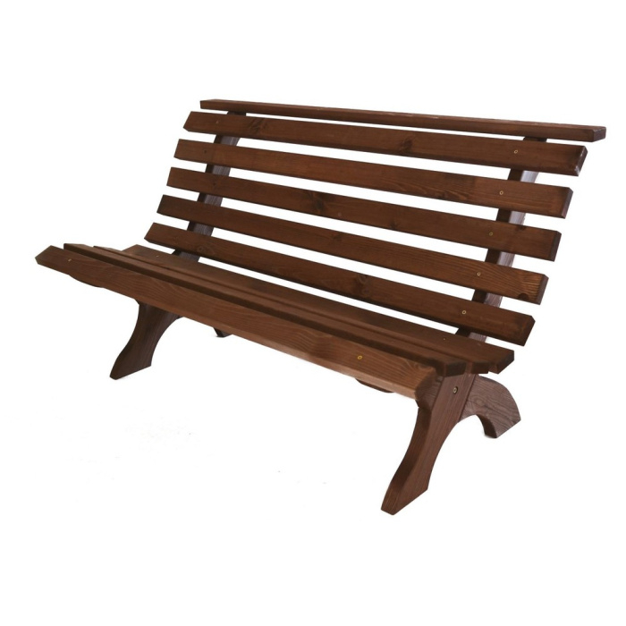 RETRO dřevěná lavice - mořená