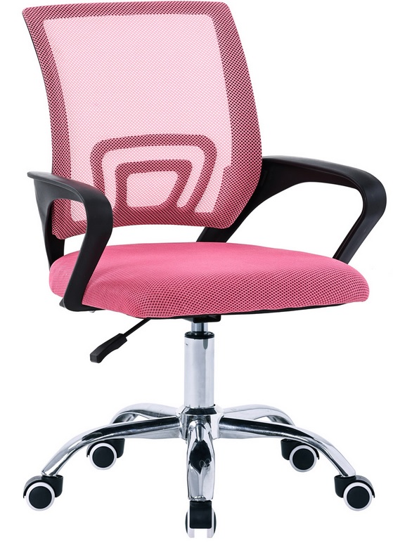 kancelářská židle KA-L103 PINK růžová gallery main image